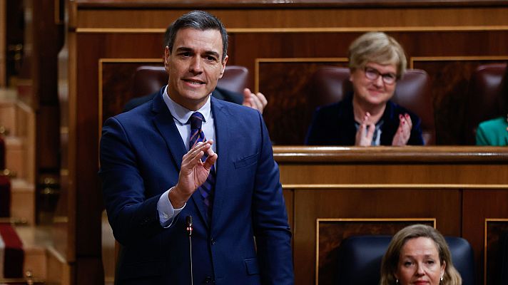 Telediario 1 - Sánchez acusa al PP de ir "demasiado lejos" y Gamarra le dice que el Constitucional le ha "doblado el brazo"