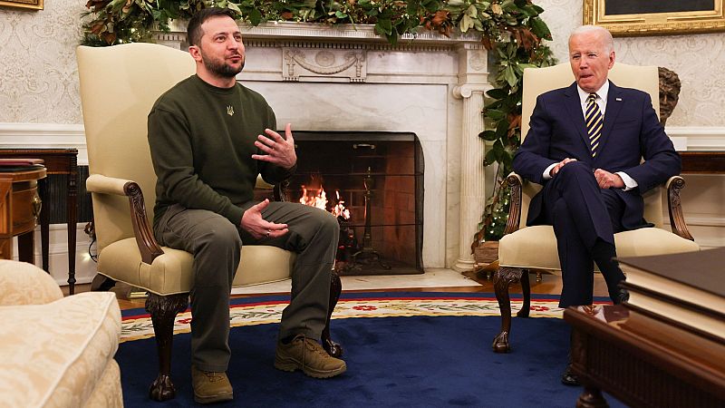 Biden recibe a Zelenski en La Casa Blanca