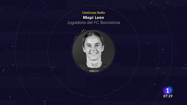 Telediario Matinal - Mapi León: "Me voy a perder un Mundial por una cosa en la que creo"