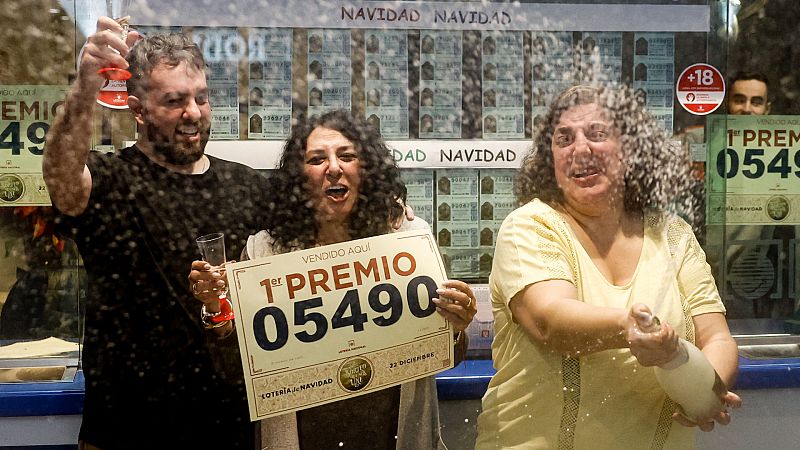 Loter�a Navidad 2022  - Celebraciones de El Gordo en Madrid