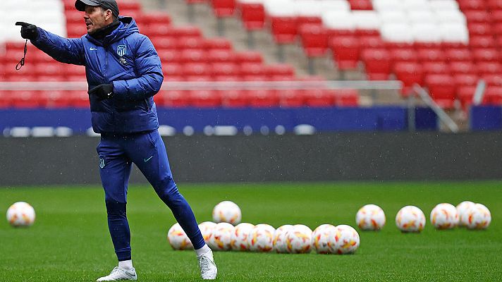 Telediario 1 - Simeone cumple 600 partidos con el Atlético de Madrid