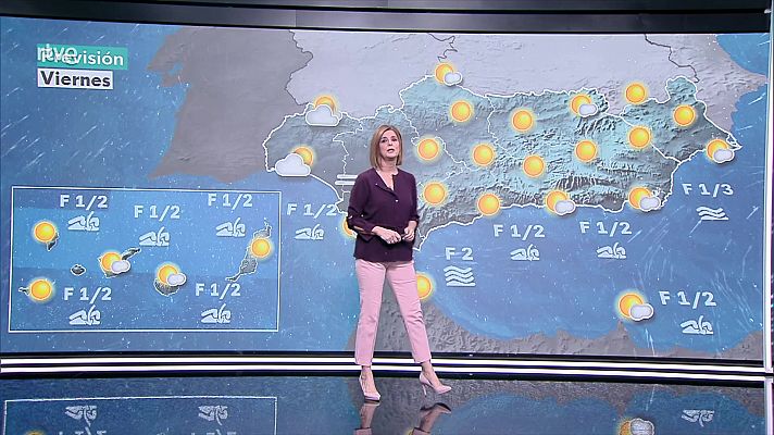 Se esperan cielos nubosos en Galicia, la Meseta y buena parte de Andalucía, aunque tenderán a abrirse grandes claros al sur del Guadiana