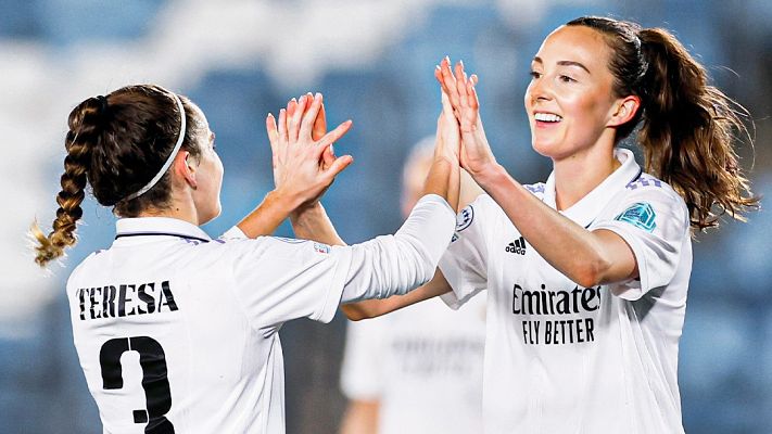 Telediario Matinal - El Madrid se despide de la Champions femenina con una goleada