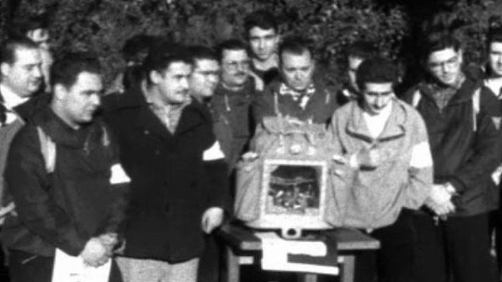 VI subida del belén del CESC a les Agudes, Montseny, en 1962