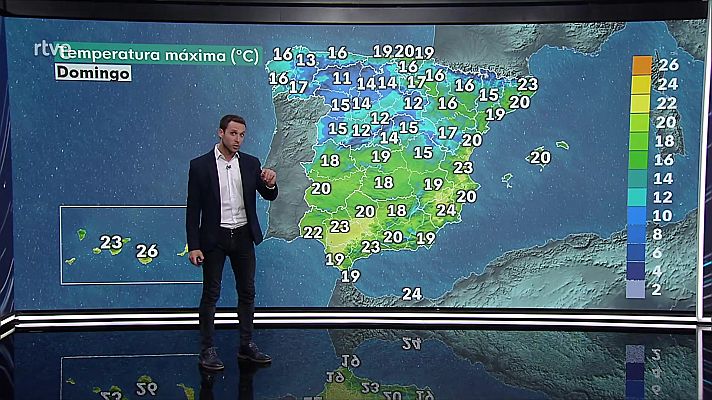 El tiempo - Probables nieblas matinales en zonas del centro, cuadrante suroeste peninsular, litoral sureste y Baleares