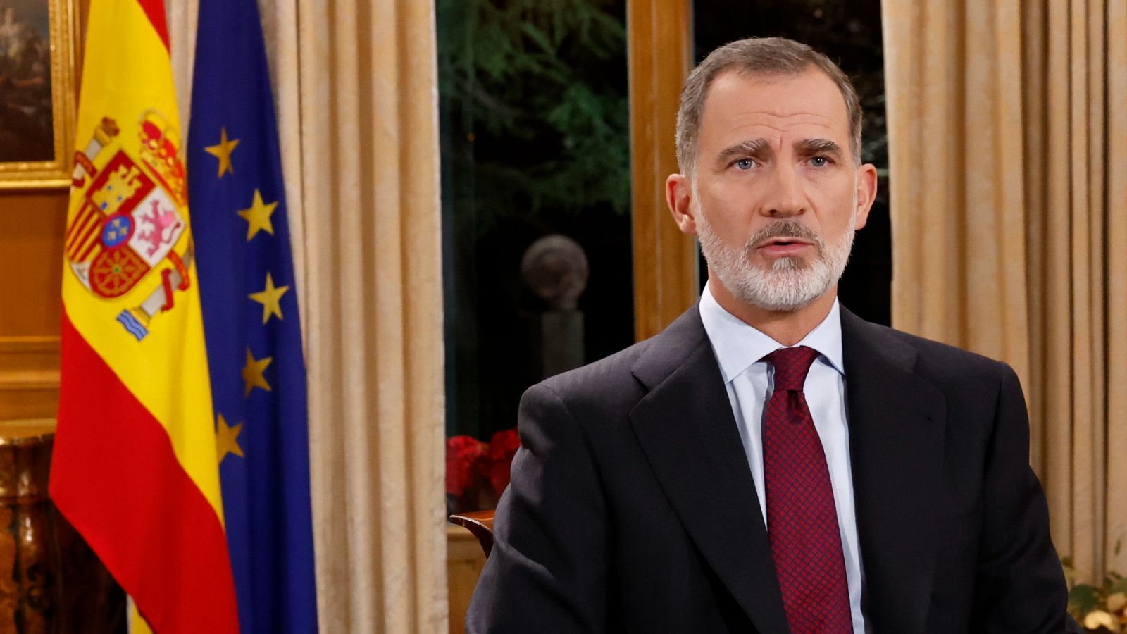 Felipe VI: "Hemos sido testigos de 10 meses de guerra que han causado un nivel de destrucción y ruina difíciles de imaginar"