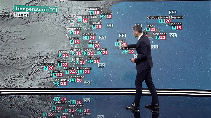 El tiempo - Rachas muy fuertes en cumbres de la cordillera Cantábrica y norte de Burgos