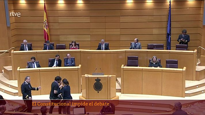 Parlamento - El Tribunal Constitucional suspende parte del debate