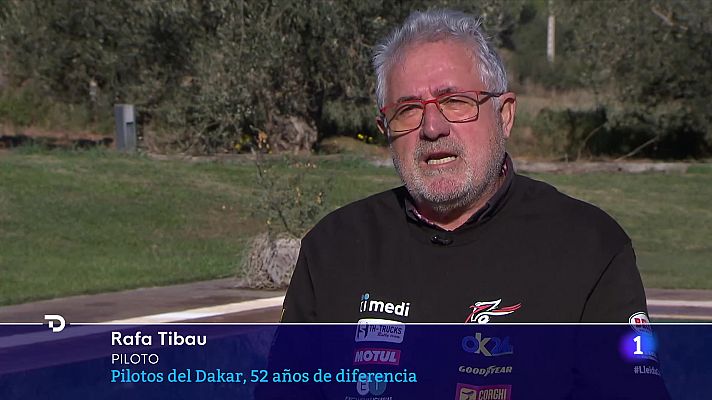 Telediario 1 - Rafa Tibau y Pau Navarro, experiencia y juventud para el Dakar 2023