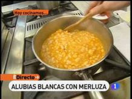 Alubias blancas con merluza