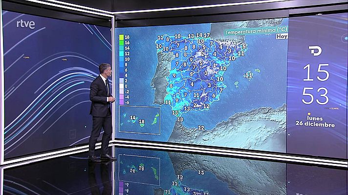 El tiempo - Precipitaciones localmente fuertes y/o persistentes en las Canarias occidentales