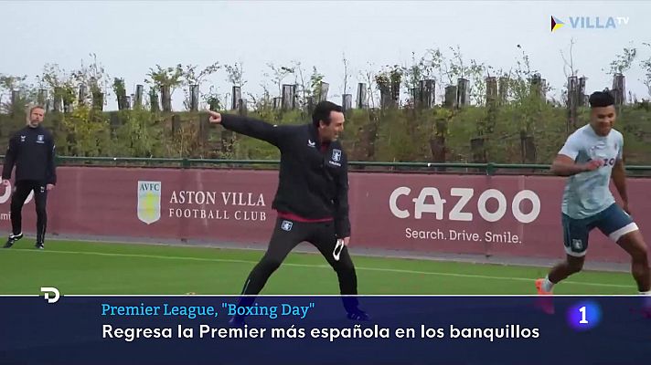 Telediario 1 - La Premier regresa con cuatro entrenadores españoles