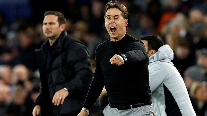 Telediario Matinal - Lopetegui, ovacionado tras la victoria del Wolerhampton ante el Everton