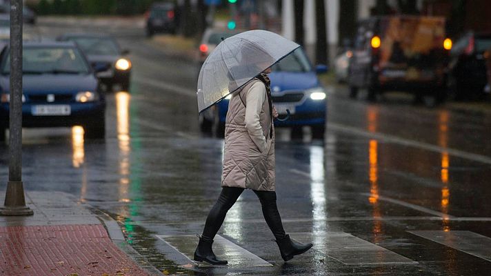 Lluvias débiles en la mitad norte del país y ambiente algo más fresco