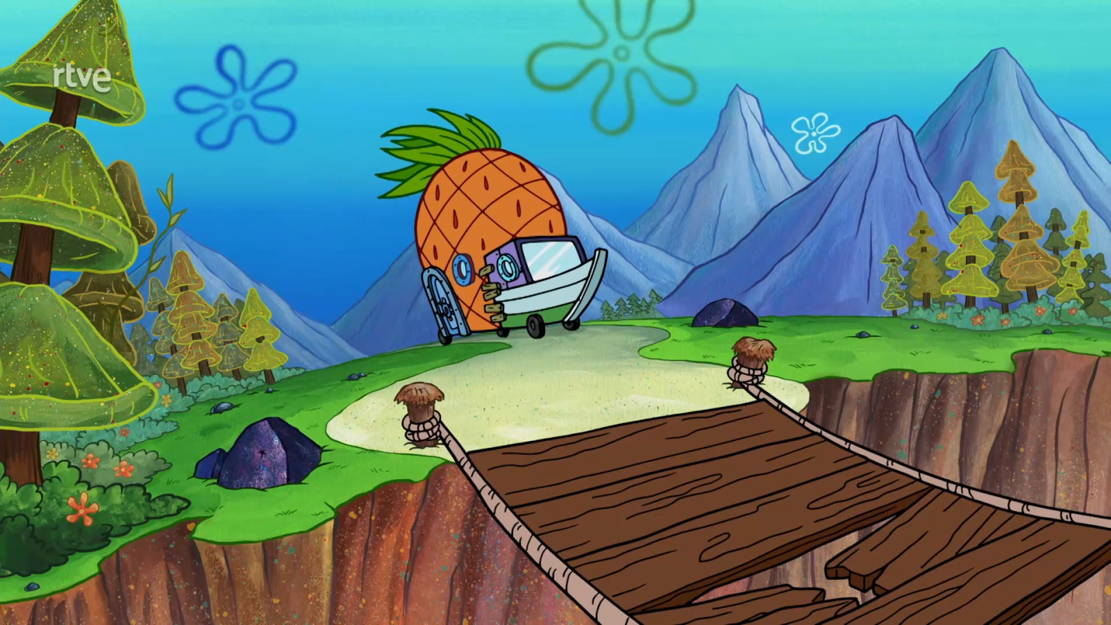 La piña caravana - Bob Esponja | Ver