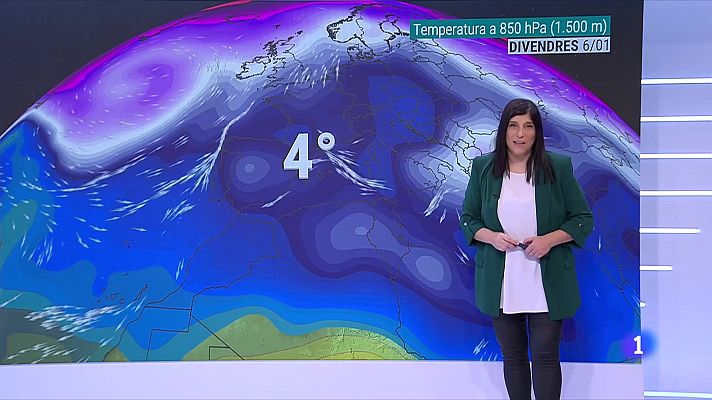 El temps - Sense canvis importants probablement fins Reis
