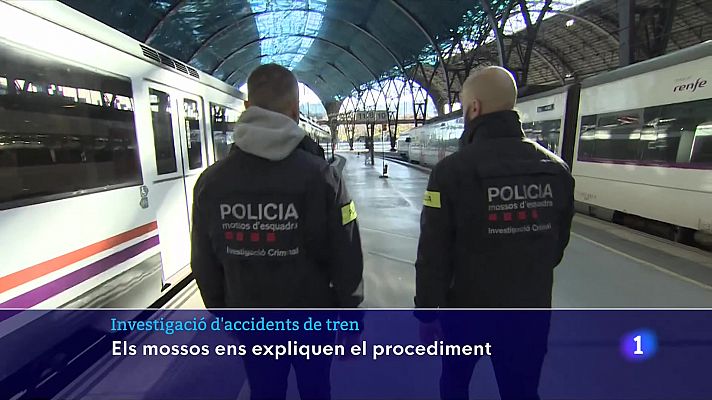 L'Informatiu - Una unitat dels Mossos, especialitzada en investigar accidents de tren