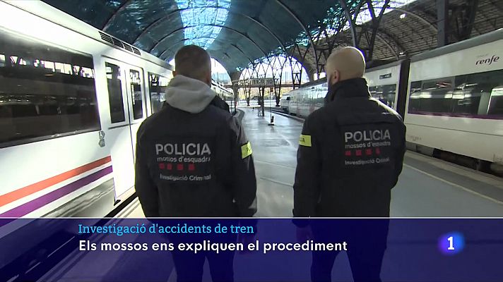 Una unitat dels Mossos, especialitzada en investigar accidents de tren