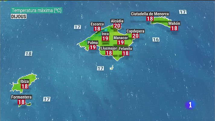 El temps a les Illes Balears - 28/12/22