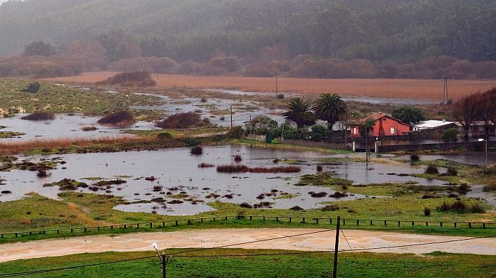 Continúa la nubosidad y las lluvias en el noroeste peninsular