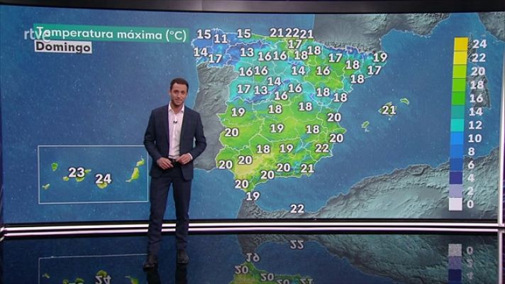 El tiempo - Intervalos de viento fuerte o muy fuerte en Galicia y el entorno de la cordillera Cantábrica