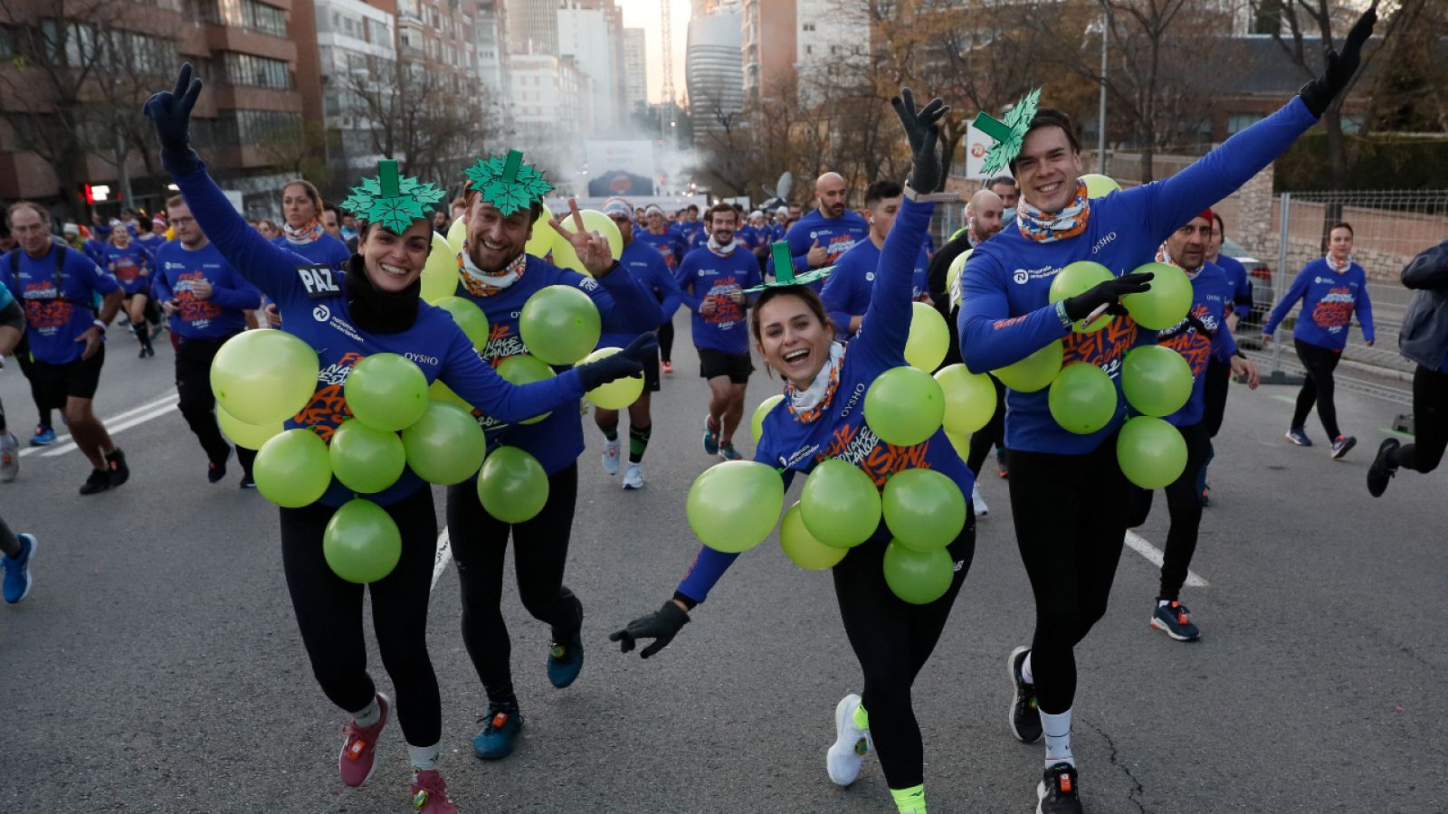 La tradición de despedir el año corriendo