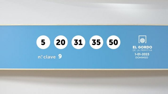 SELAE - Sorteo de la Lotería Gordo de la Primitiva del 01/01/2023