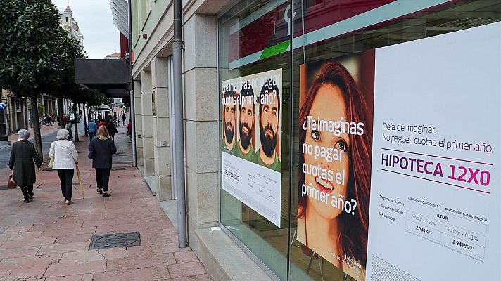 Telediario 1 - El euríbor cierra 2022 por encima del 3%, su nivel más alto desde la burbuja inmobiliaria