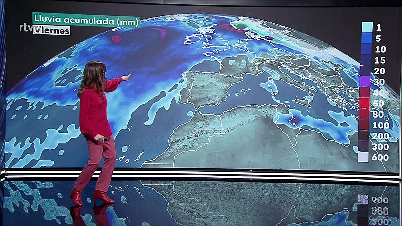 Precipitaciones localmente fuertes en el oeste de Andalucía - ver ahora