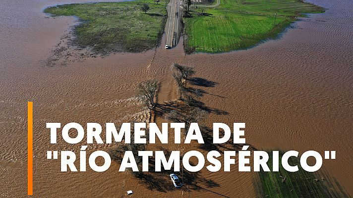 Un fuerte temporal deja graves inundaciones en California