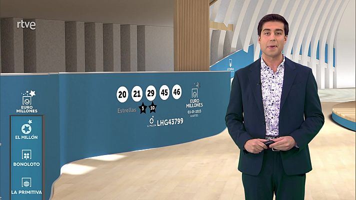 Loterías - Sorteo de la Bonoloto y Euromillones del 03/01/2023