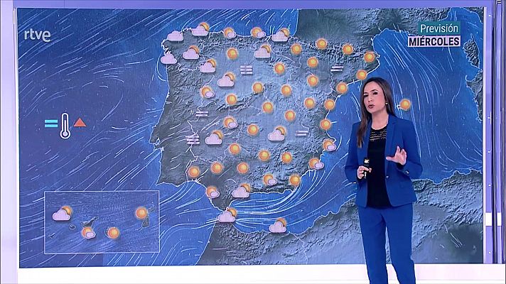 Predominarán los cielos poco nubosos, con nubes bajas nocturnas