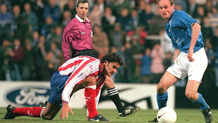 Telediario 1 - El Atlético vuelve a Oviedo 20 años después para la Copa