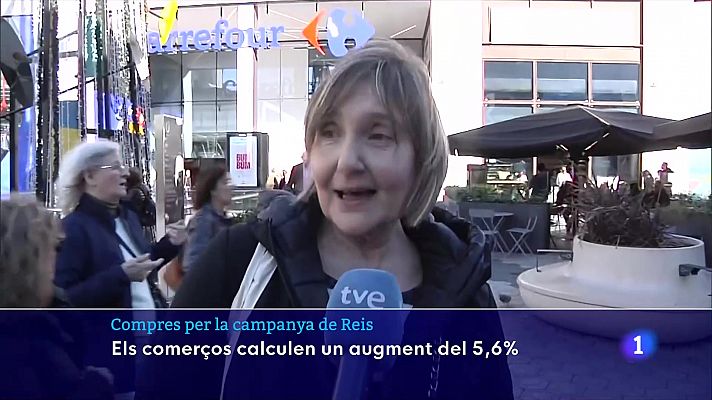 L'Informatiu - Els comerciants esperen vendre un 5,6% més aquesta campanya de Reis
