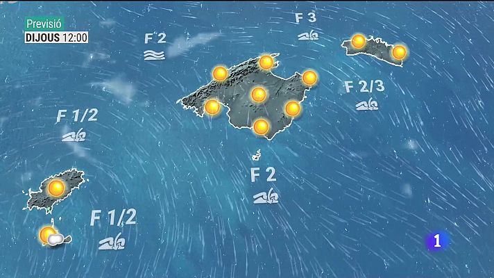 El temps a les Illes Balears - 04/01/23