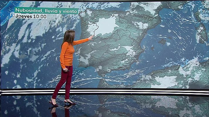 Nieblas, localmente persistentes, en la meseta Norte y zonas de los valles del Tajo y del Guadiana en Extremadura