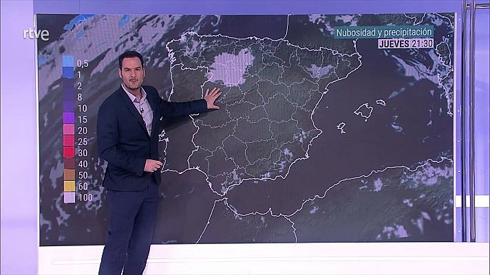 El tiempo - Predominio de un tiempo anticiclónico, seco y soleado en la mayor parte del país