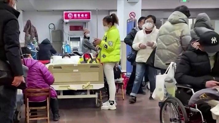 Telediario 1 - China, saturada por el COVID-19