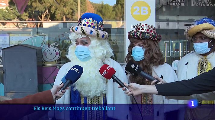 L'Informatiu - Els Reis d'Orient visiten els nens ingressats a Vall d'Hebron