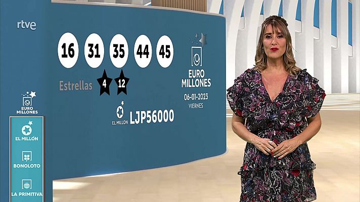 Sorteo de la Bonoloto y Euromillones del 06/01/2023