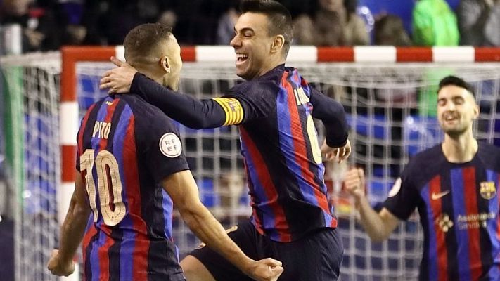 Fútbol Sala - El Barça golea sin piedad a El Pozo y jugará la final contra Inter