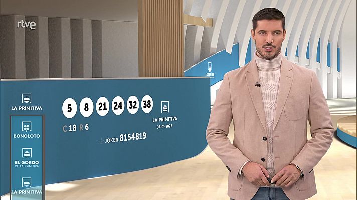 Loterías - Sorteo de la Bonoloto y Primitiva del 07/01/2023