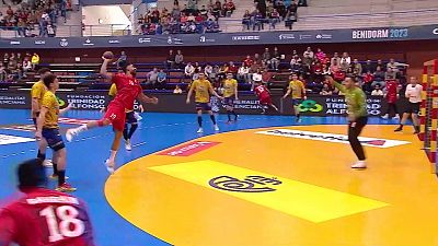 Torneo Internacional España masculino: Bahrein - Rumanía