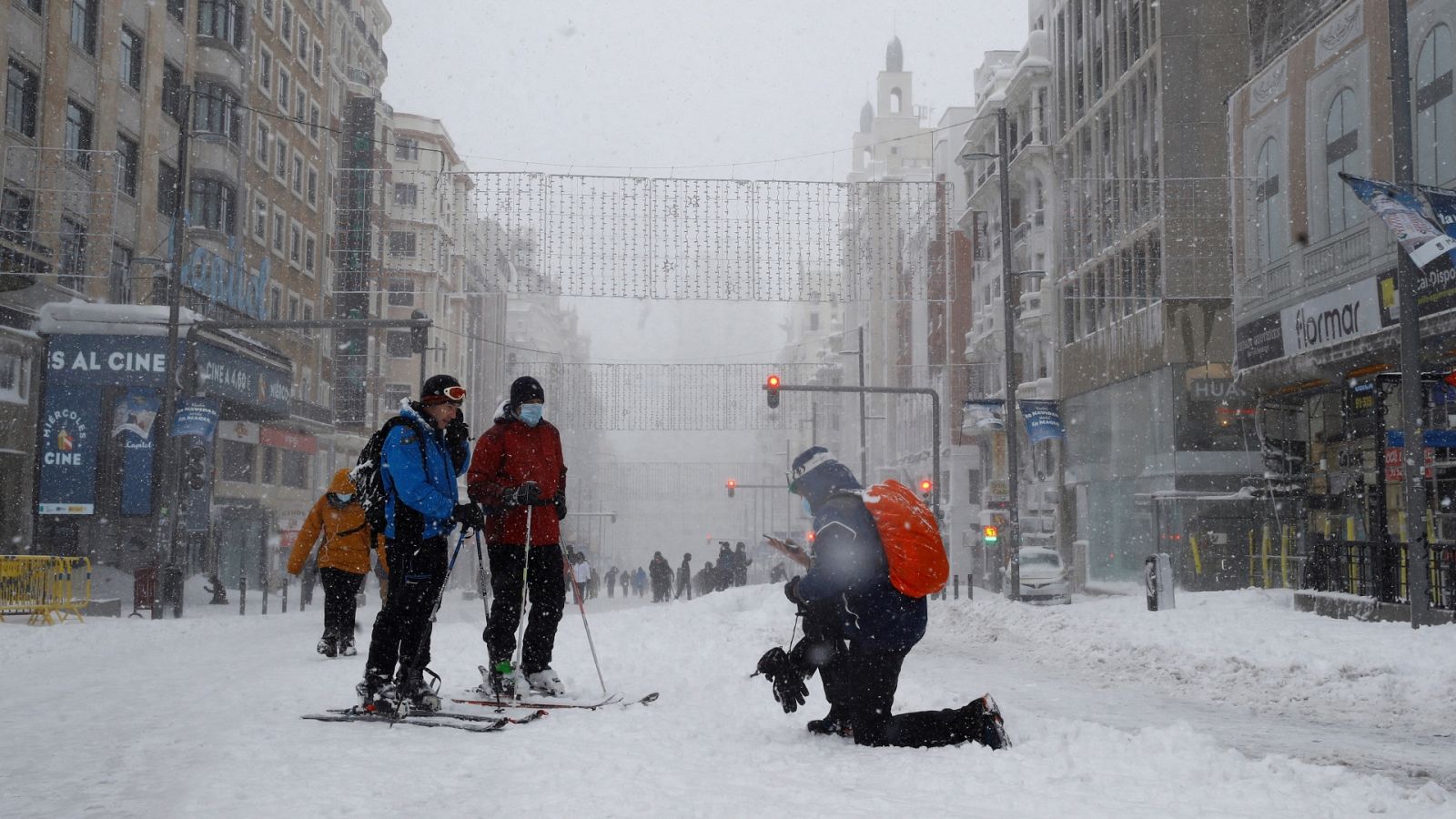 Dos años de Filomena, la histórica borrasca que cubrió de nieve la mitad de España