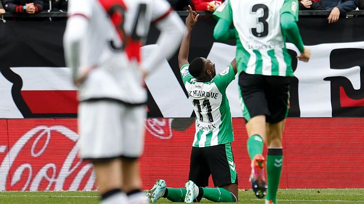Resúmenes de LaLiga - Rayo - Betis: resumen del partido, 16ª jornada
