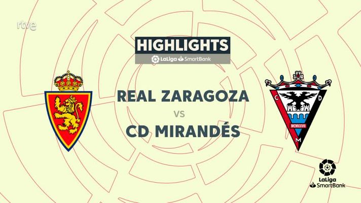 Zaragoza-Mirandés: resumen del partido de la 22ª jornada de 