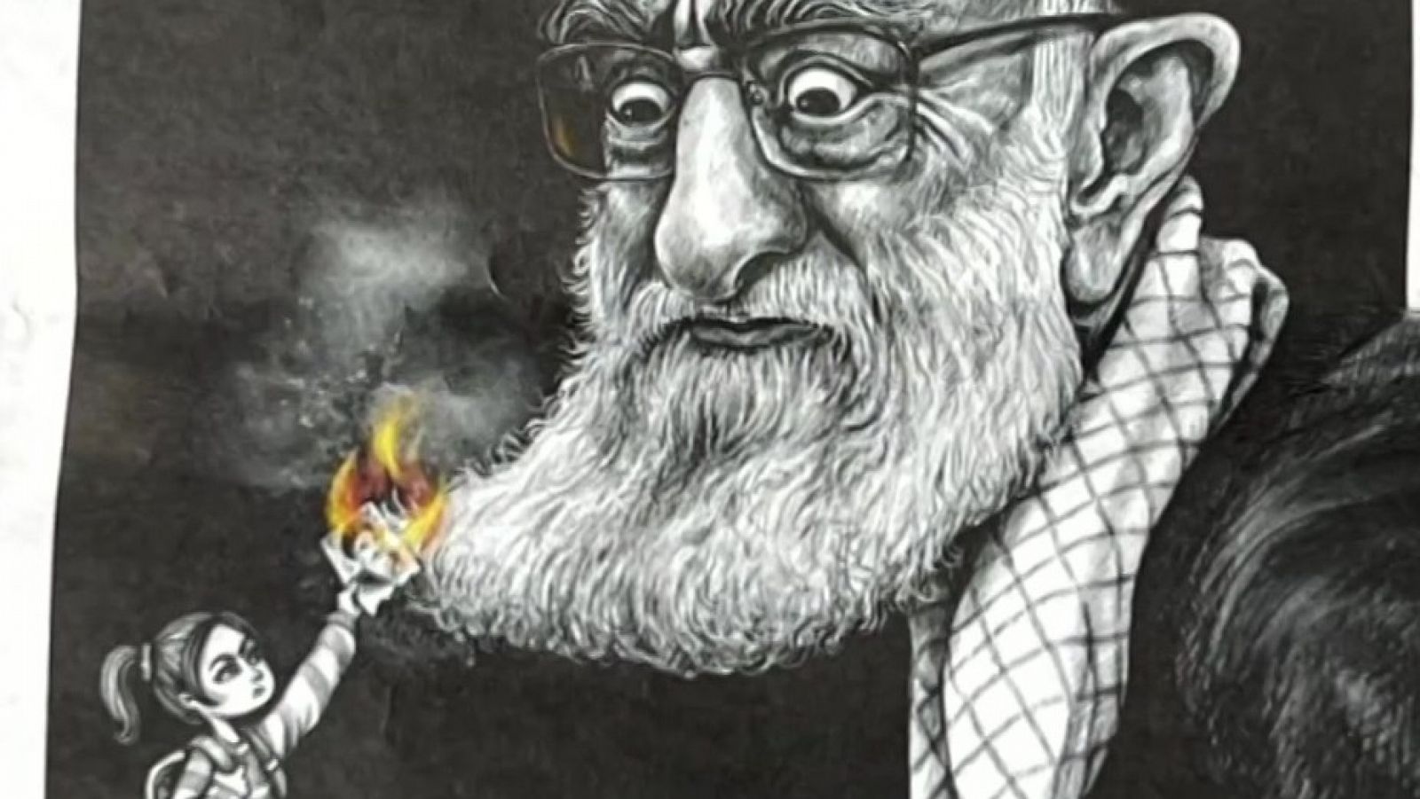 Un concurso de viñetas denuncia la represión del gobierno iraní