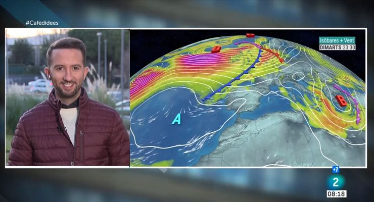 El temps - Dimarts amb fred matinal, força sol i núvols prims