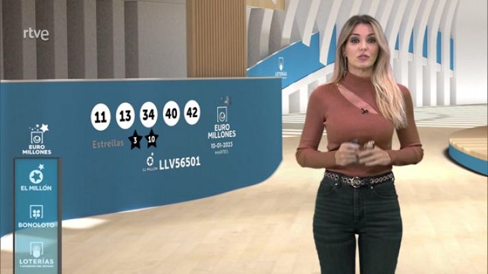 Loterías - Sorteo de la Bonoloto y Euromillones del 10/01/2023