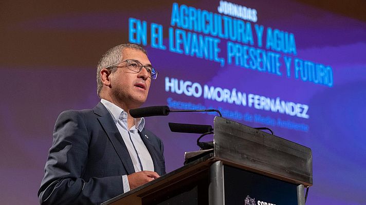 Informativo 24h - Hugo Morán (Transición Ecológica): los usos "prioritarios" del trasvase son los "ambientales y el abastecimiento"